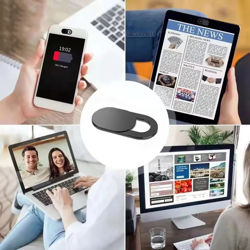 Camera Lens Protector - Cubierta para cámara web, deslizador para