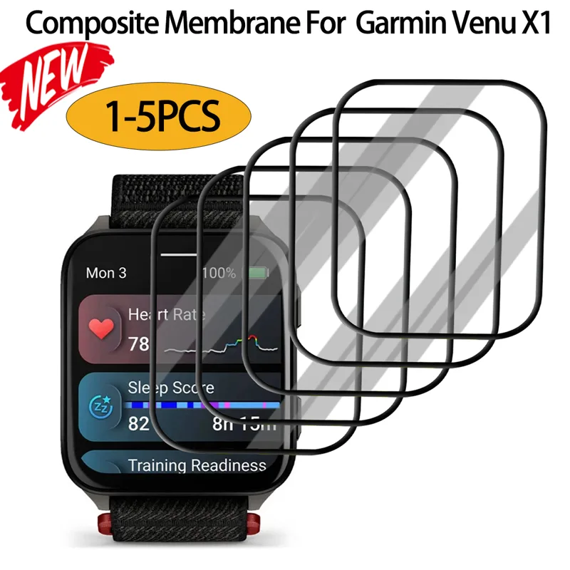 Curved Edge Screen - Película antiarañazos para Garmin Venu X1,