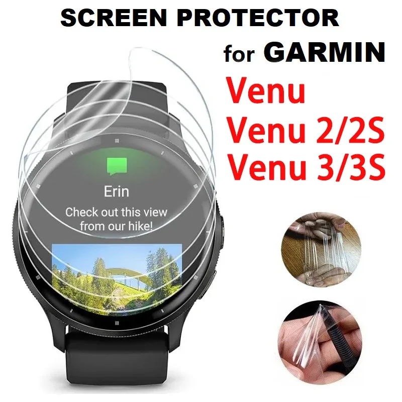Hydrogel Screen Protector - Película de hidrogel para Garmin Venu
