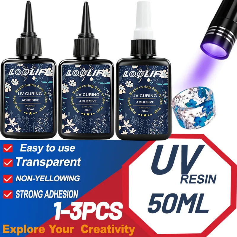 Liquid Uv Glue Kit - Kit de pegamento de resina UV