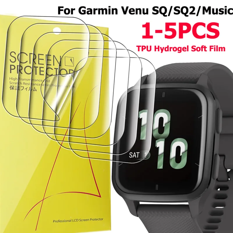 Hydrogel Screen Protector - Película de hidrogel suave para Garmin