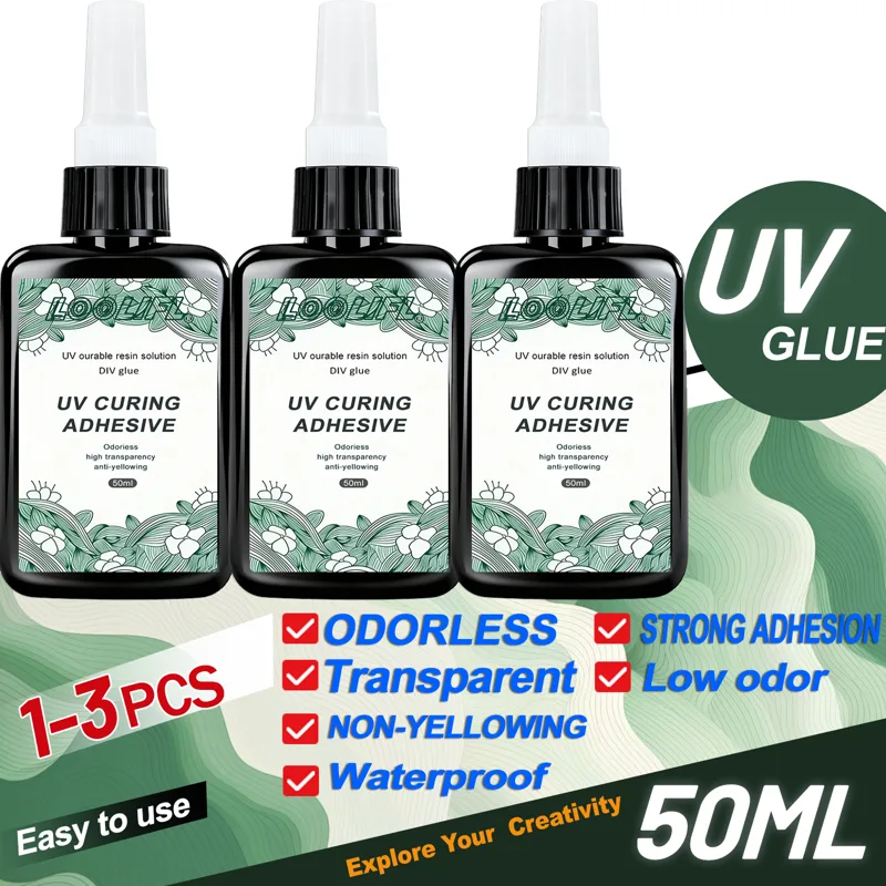 Liquid Uv Glue Kit - LOOLIFL Nuevo Pegamento UV Fuerte de