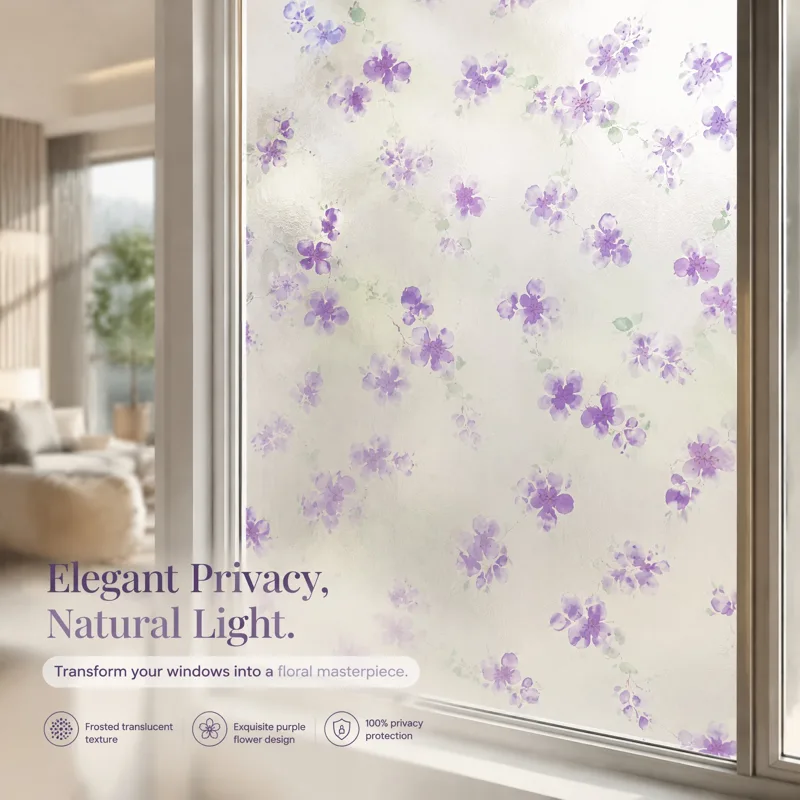 Privacy Screen Protector - Película Decorativa Autoadhesiva para Ventanas con