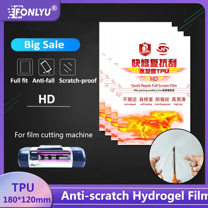 Flexible Tpu Film - FONLYU-lámina protectora de pantalla curvada plana