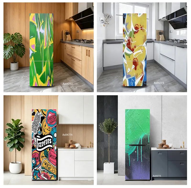Full Cover Adhesive - Vinilo Adhesivo Decorativo para Puertas, Refrigeradores