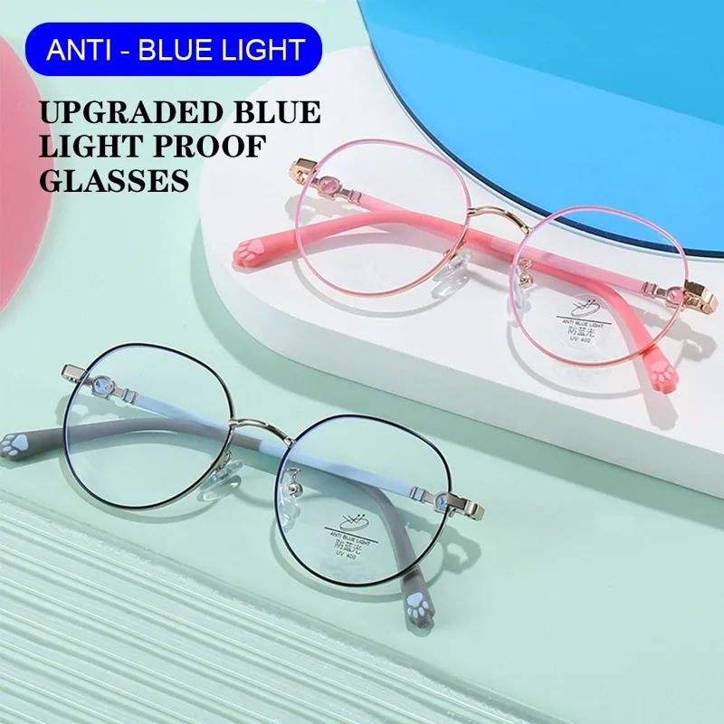 Anti Blue Light Film - Gafas redondas antiluz azul para niños