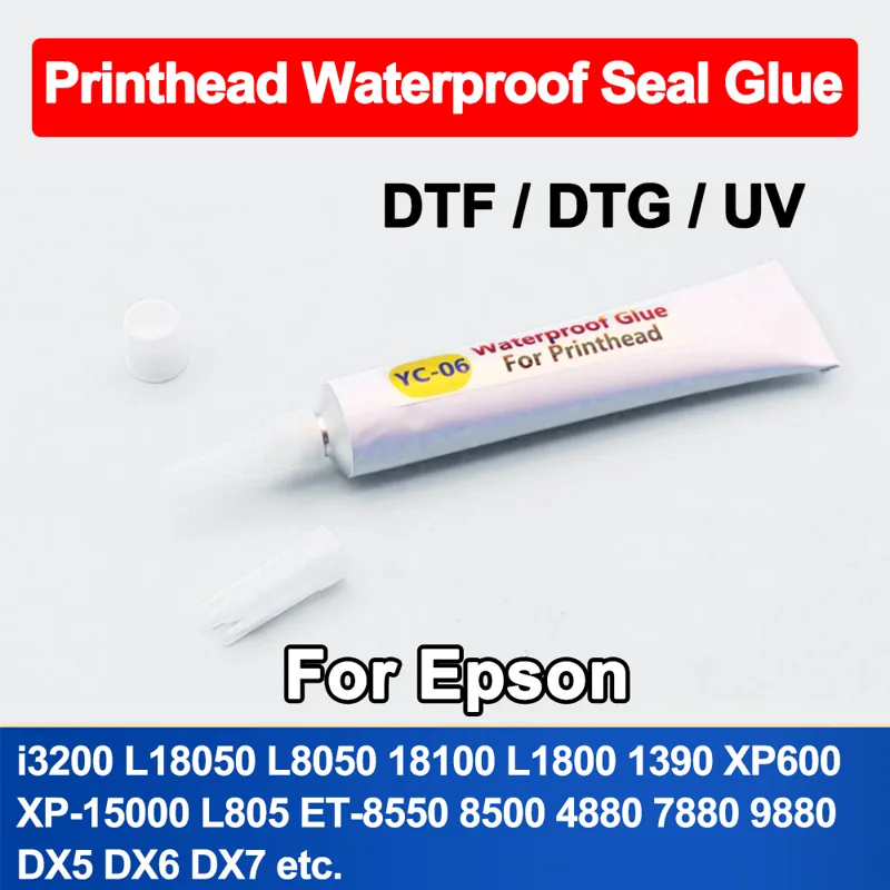 Liquid Uv Glue Kit - Cabezal de impresión sellado XP600 i3200