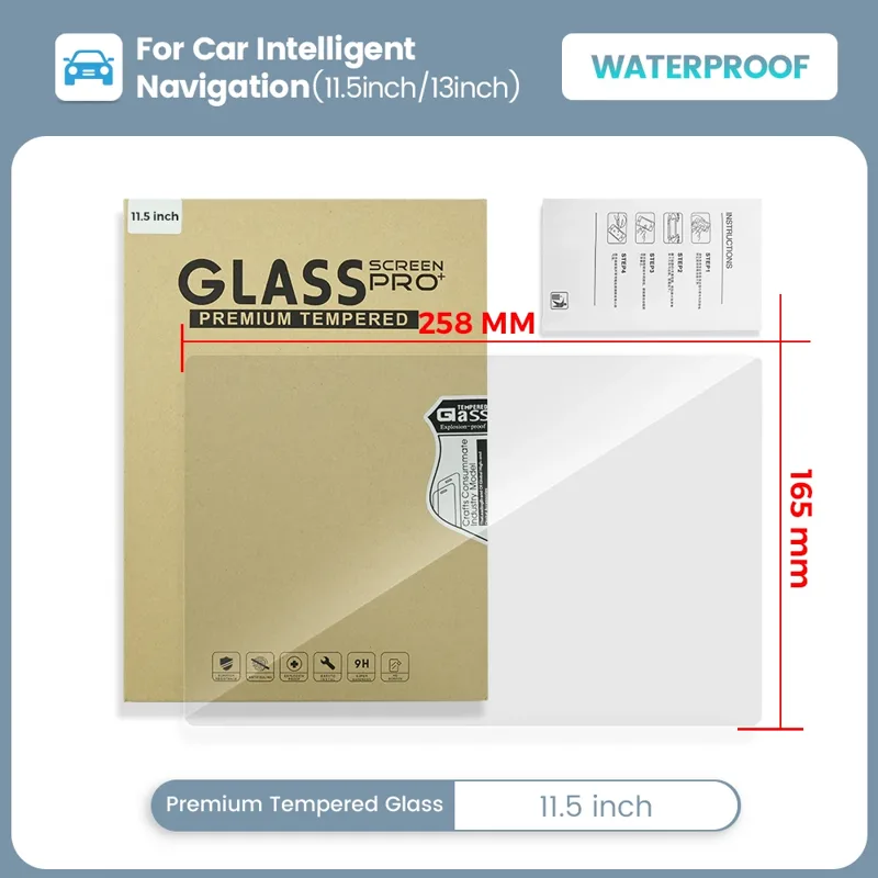 Glass Protector Auto - Película protectora adhesiva para Radio de