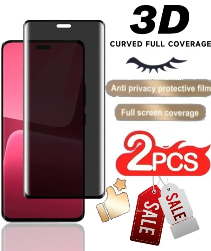 Curved Edge Screen - 2 uds privacidad Anti espía Peeping