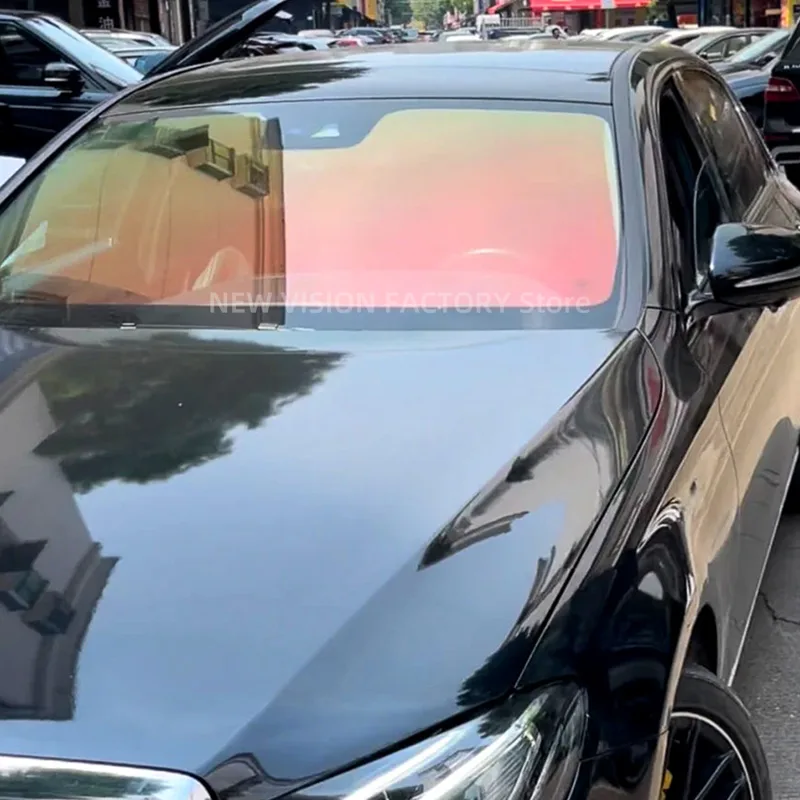 Glass Protector Auto - 1mX3m 70%VLT Aurora rojo verde camaleón