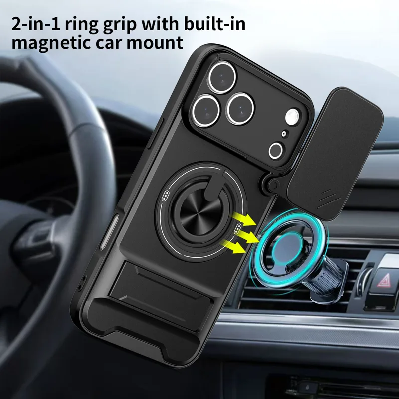 Funda de teléfono magnética pa - Camera Lens Protector reseña y precio