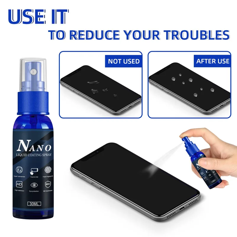 Spray Protector de Pantalla de - Oleophobic Coating Spray reseña y precio
