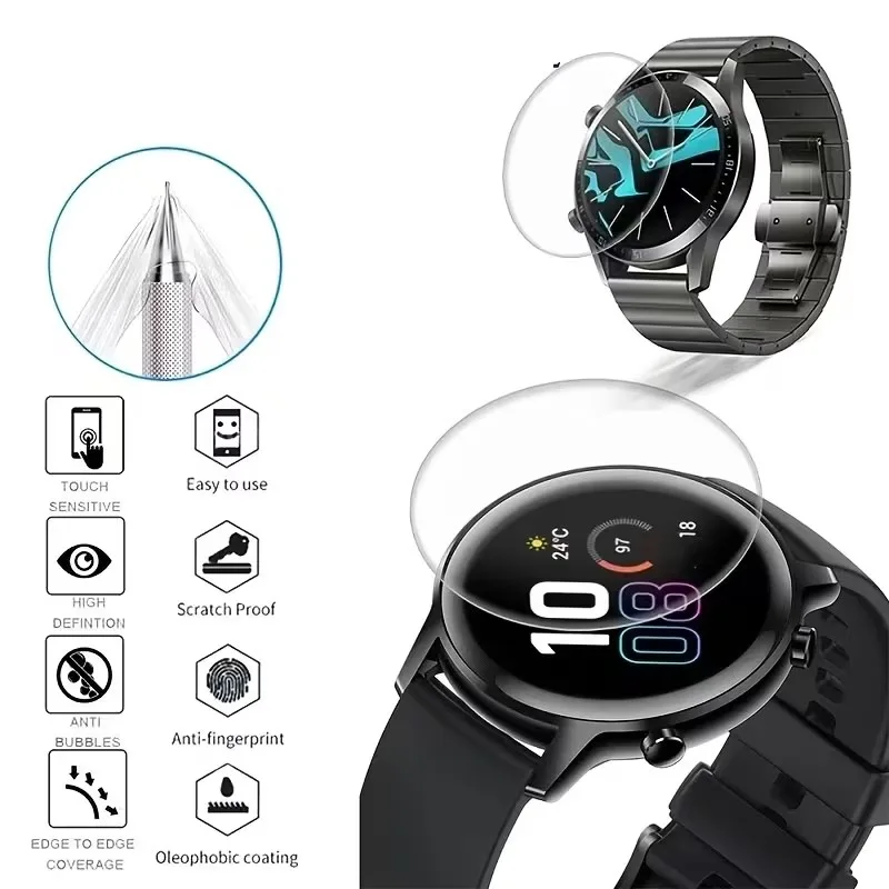 Película de hidrogel para relo - Smartwatch Screen Film reseña y precio