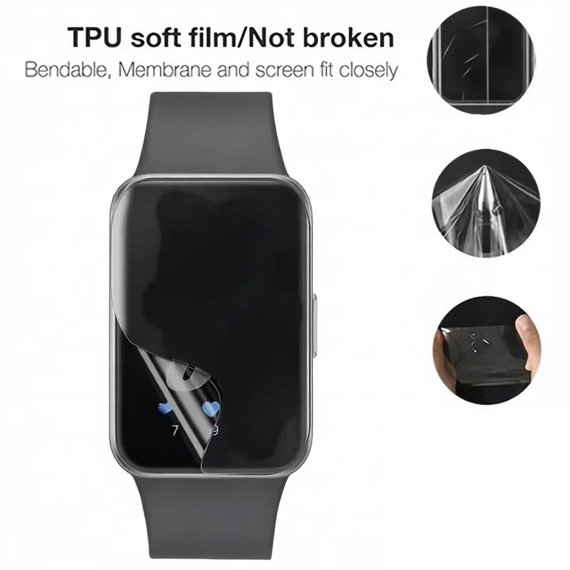 Película de hidrogel de privac - Smartwatch Screen Film reseña y precio