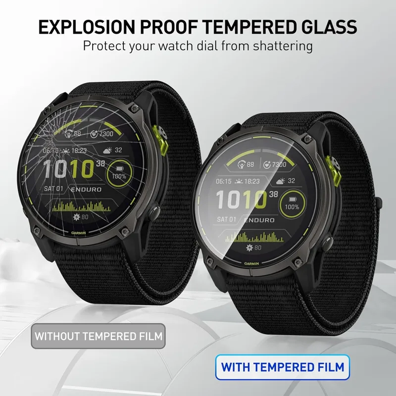 Películas de vidrio templado p - Smartwatch Screen Film reseña y precio