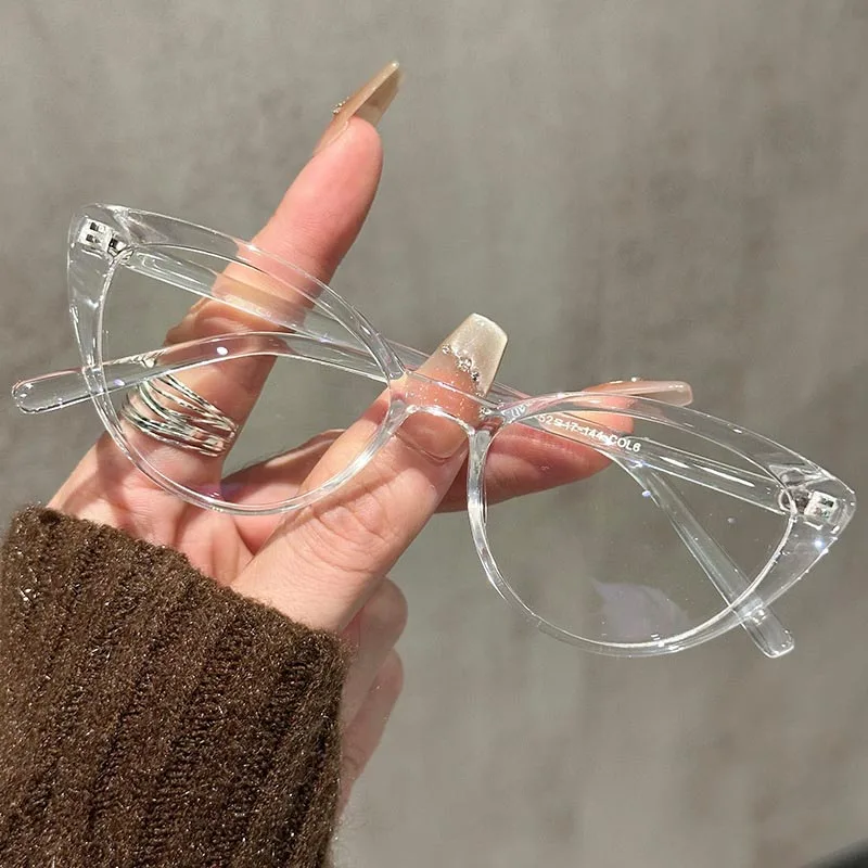 Gafas pequeñas con forma de oj - Anti Blue Light Film reseña y precio