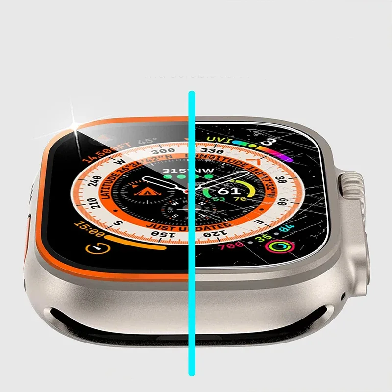 Vidrio templado para Apple Wat - Smartwatch Screen Film reseña y precio