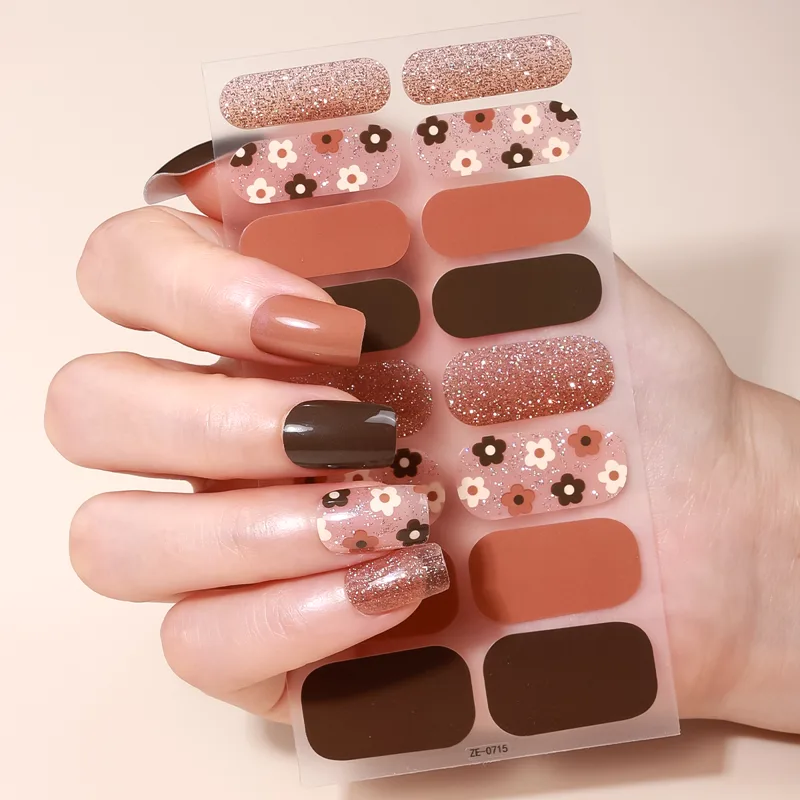 16 puntas de pegatinas para uñ - Full Cover Adhesive reseña y precio