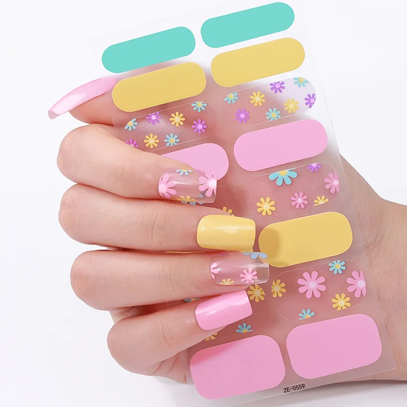 16 puntas de pegatinas para uñ - Full Cover Adhesive reseña y precio