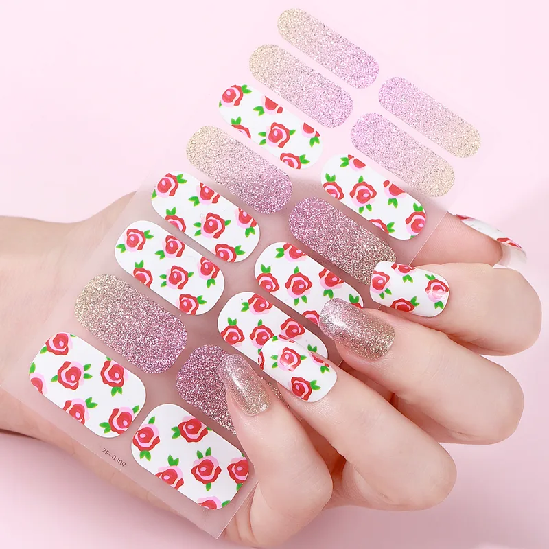 16 puntas de pegatinas para uñ - Full Cover Adhesive reseña y precio