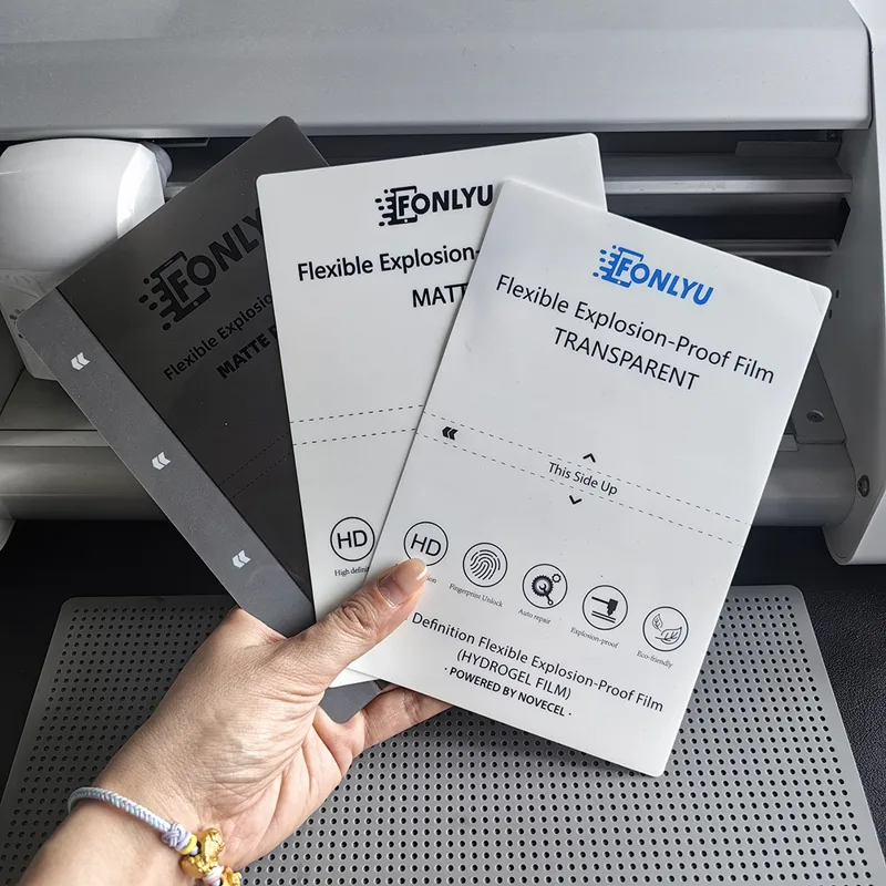 FONLYU 50 piezas Universal HD  - Screen Protector Cutter reseña y precio