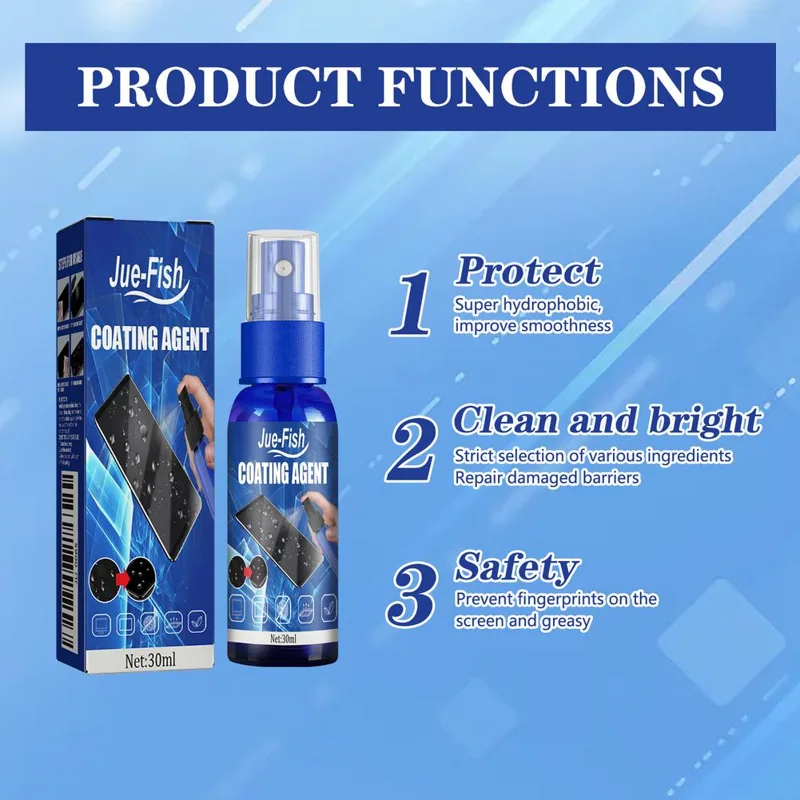 Protector de pantalla líquido, - Oleophobic Coating Spray reseña y precio