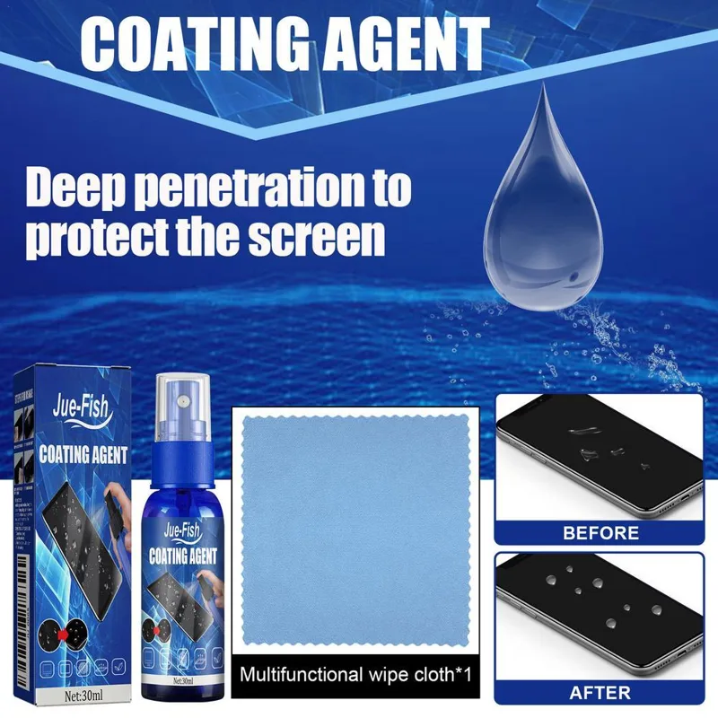 Protector de pantalla líquido, - Oleophobic Coating Spray reseña y precio