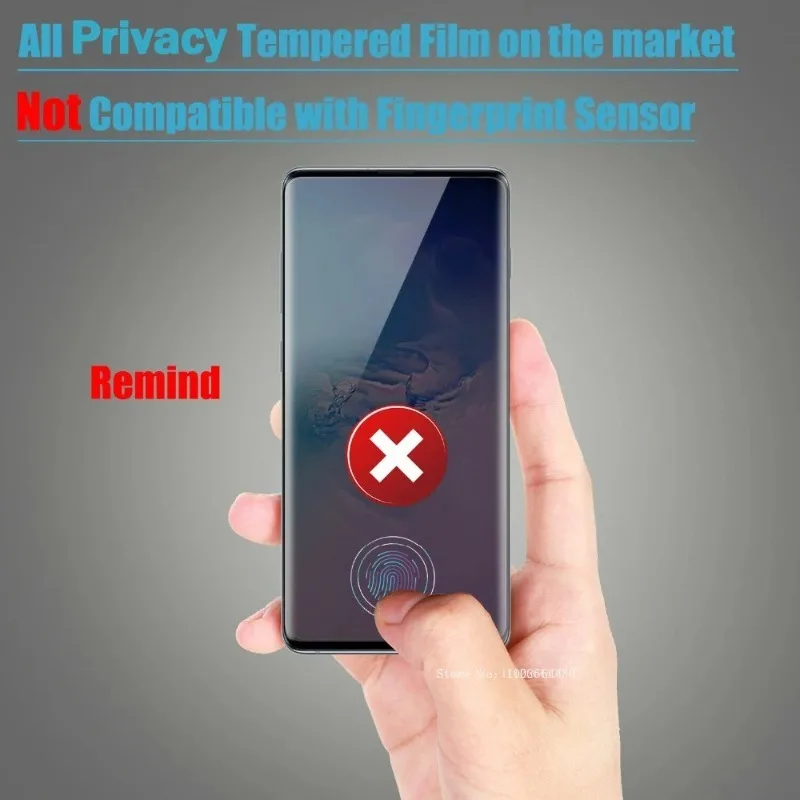 2 uds privacidad Anti espía Pe - Curved Edge Screen reseña y precio