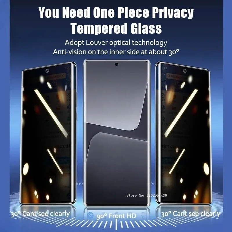 2 uds privacidad Anti espía Pe - Curved Edge Screen reseña y precio