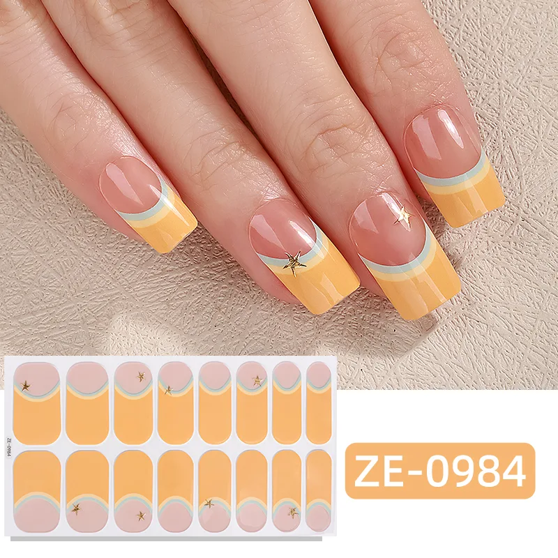 16 Tiras de Esmalte de Uñas co - Full Cover Adhesive reseña y precio