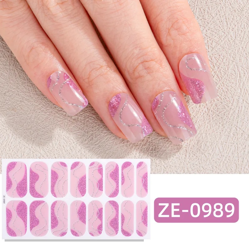 16 Tiras de Esmalte de Uñas co - Full Cover Adhesive reseña y precio
