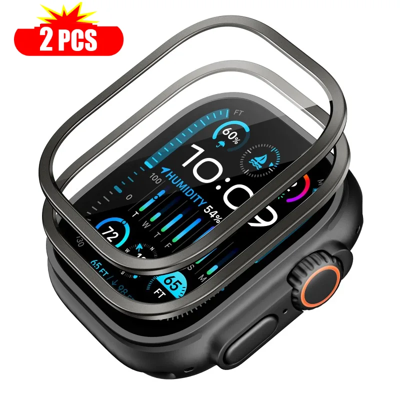 2 uds vidrio templado para App - Smartwatch Screen Film reseña y precio