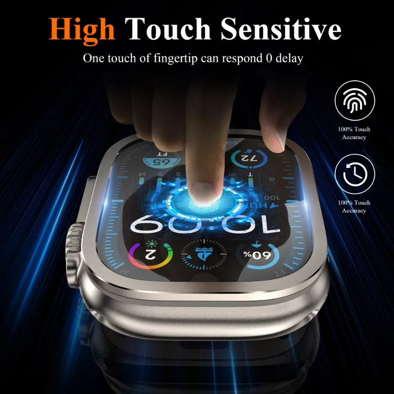 2 uds vidrio templado para App - Smartwatch Screen Film reseña y precio