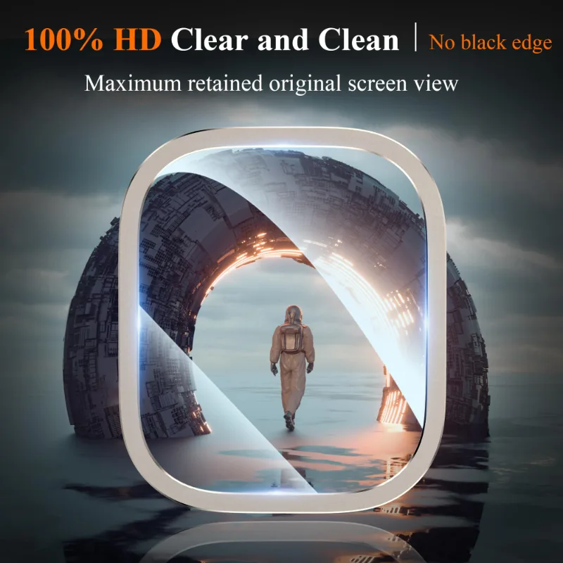 2 uds vidrio templado para App - Smartwatch Screen Film reseña y precio