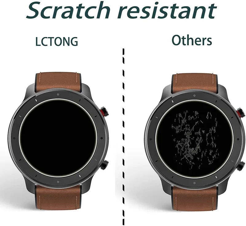 Película de vidrio templado 9H - Smartwatch Screen Film reseña y precio