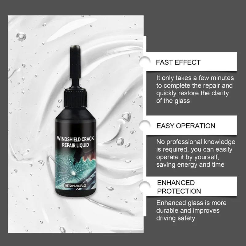 Kit de reparación de parabrisa - Liquid Uv Glue Kit reseña y precio