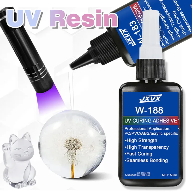 Kits de resina UV de 50 ml con - Liquid Uv Glue Kit reseña y precio